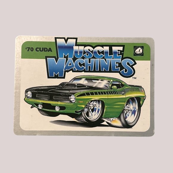CARD ONLY: Muscle Machines Trading Card 1970 Cuda - Picture 1 of 2